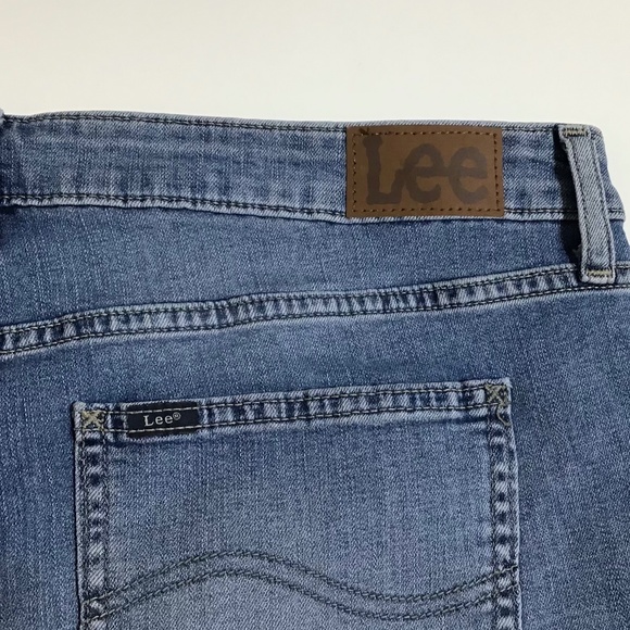 Lee Capri Wave Jeans Womens Plus Sz 20M Mid Rise Wave Regular Fit School Casual - Picture 6 of 14